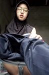 NUNING Hijab Pelajar Pamer Memek