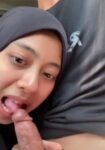Cewe Hijab Maniak Kulum Sotong